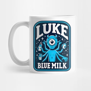 Luke Blue Milk Mug